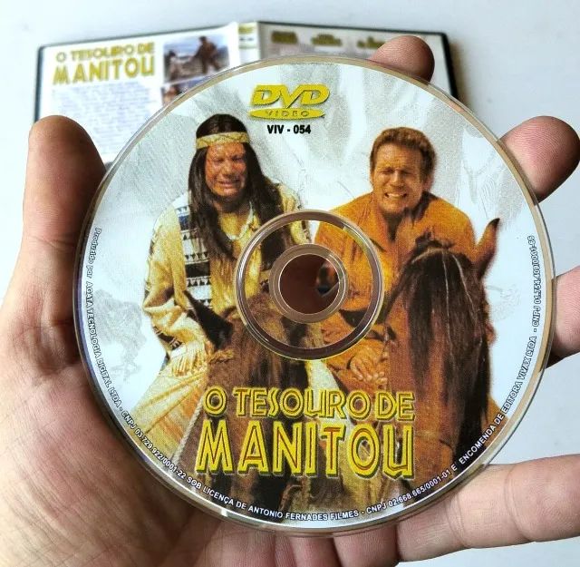 Dvd Filme O Tesouro de Manitou - 2001 - Usado  - Foto 2