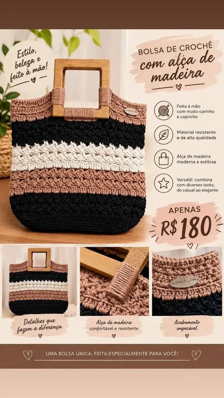 Bolsa de crochê 