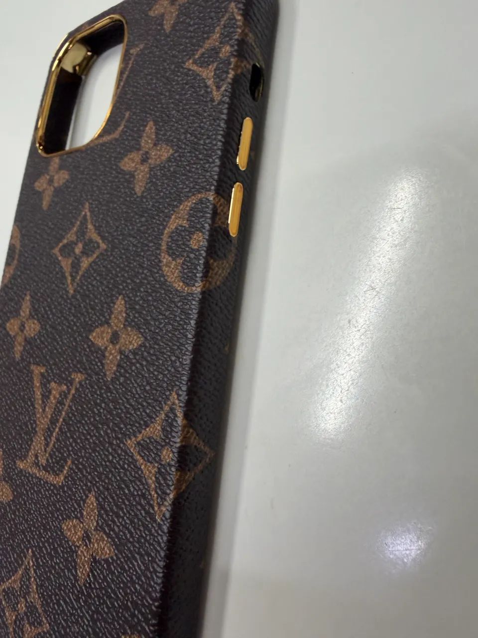 Capa Para iPhone 12 Pro Max Estilo Luxo Louis Vuitton Padrão