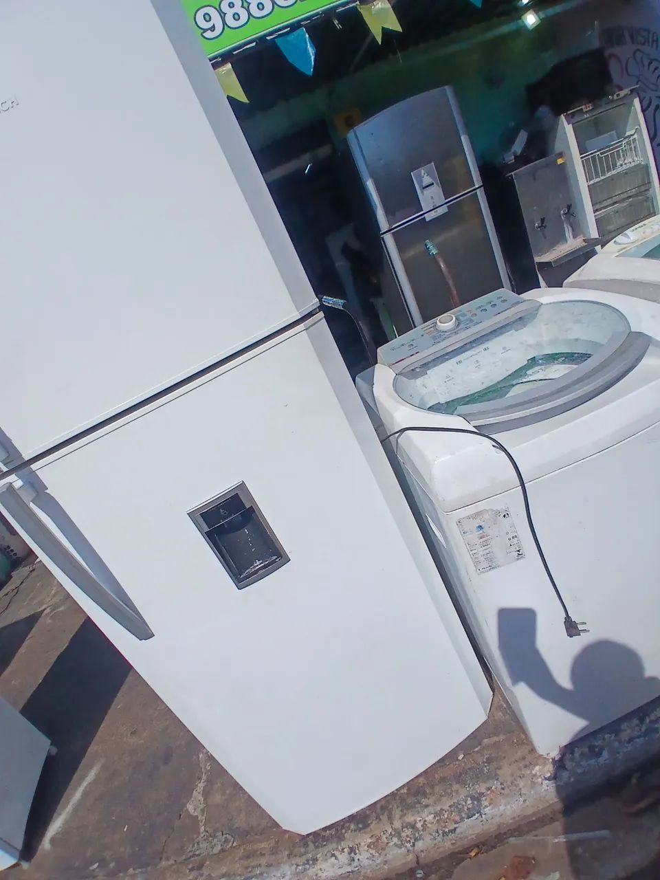 Geladeira e máquina  - Foto 2