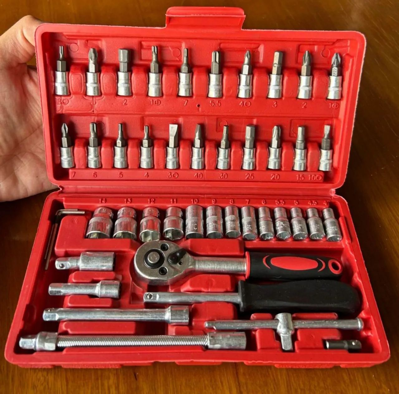 KIT FERRAMENTAS EM AÇO CROMO - Foto 2