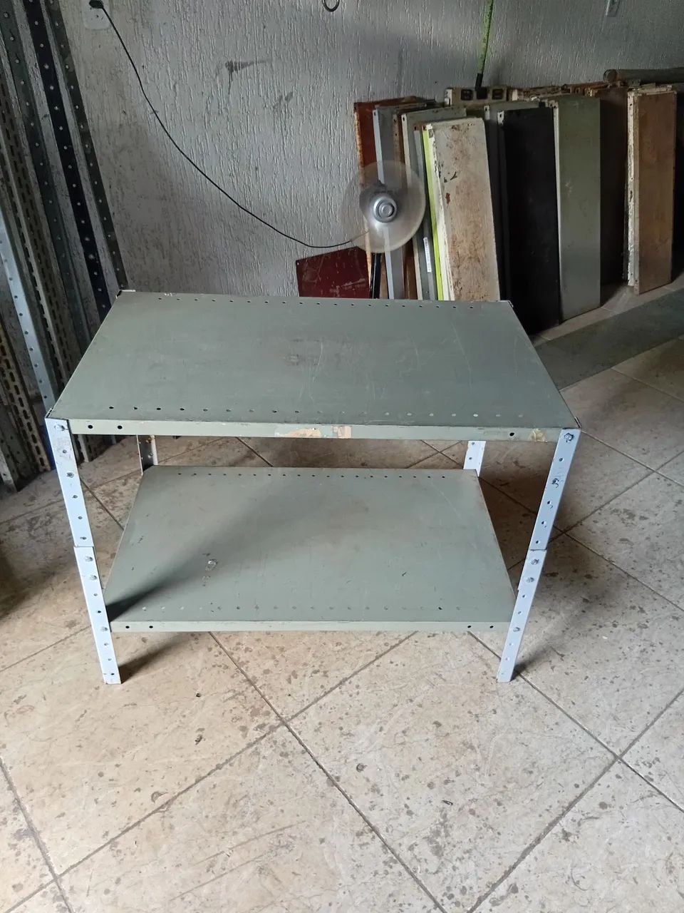Prateleira ou bancada de aço 55cm 