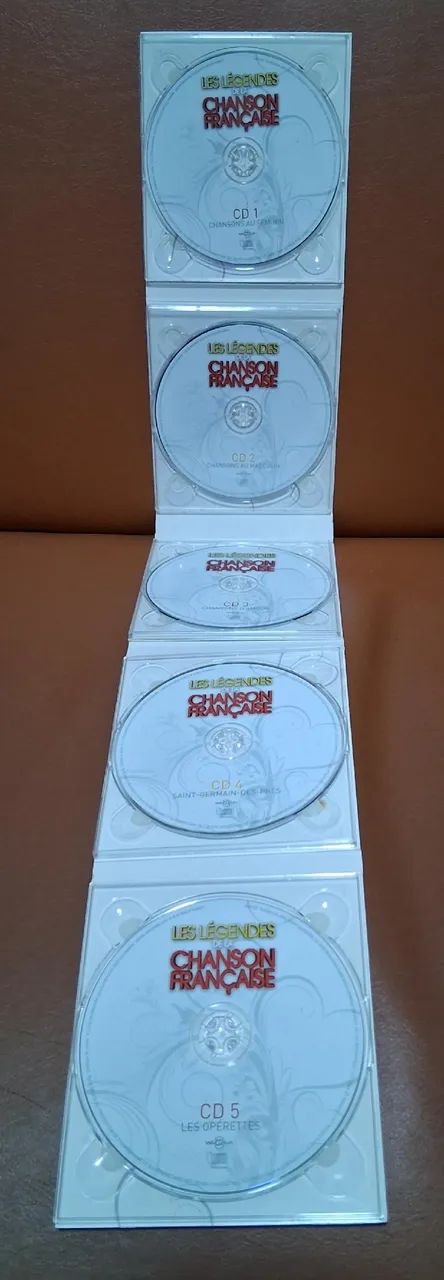 Músicas Francesas - Box 5 CDs- Chansons populaires françaises  - Foto 2