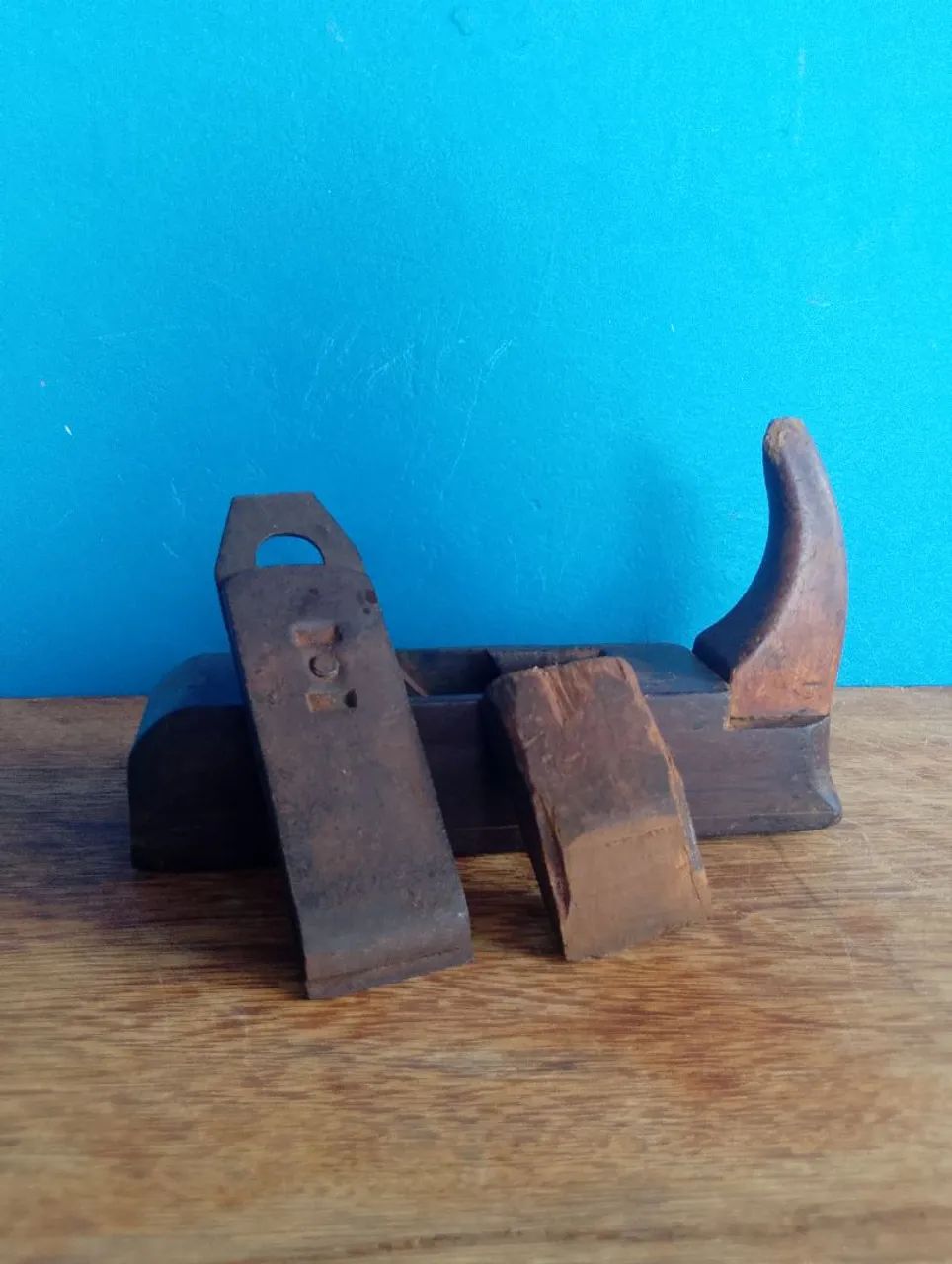 Plaina de carpinteiro artesanal dos anos 40 - Foto 4