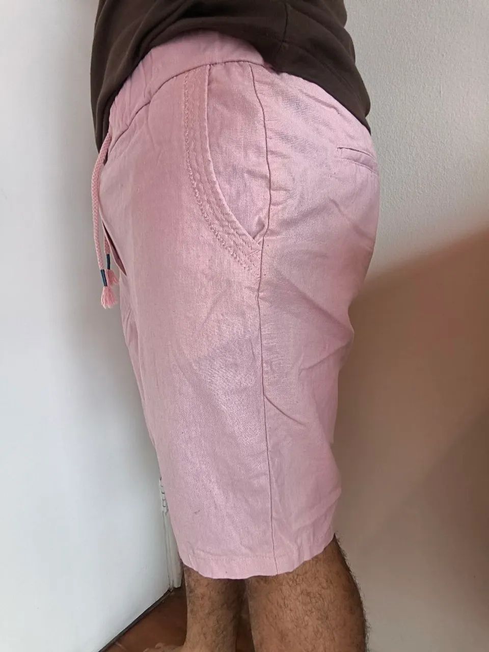 Bermuda Zara Man. Rosa, Tam G - Foto 2