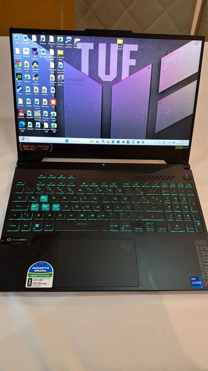 Notebook gamer impecável 