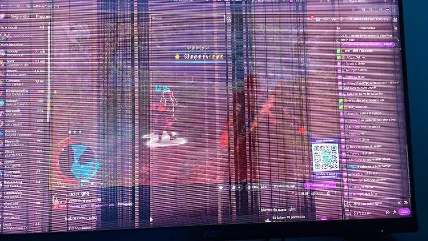 Monitor AOC Viper 24" 165Hz COM DEFEITO NA TELA/PAINEL - Foto 2