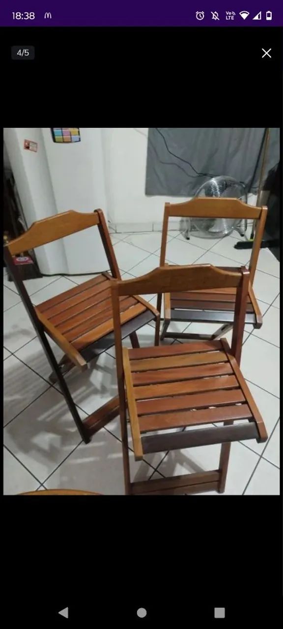 Bistrô com três cadeiras  - Foto 2