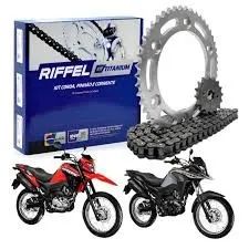 Kit Relação BROS 160 / XRE 190 - Riffel Aço 1045 - Foto 2