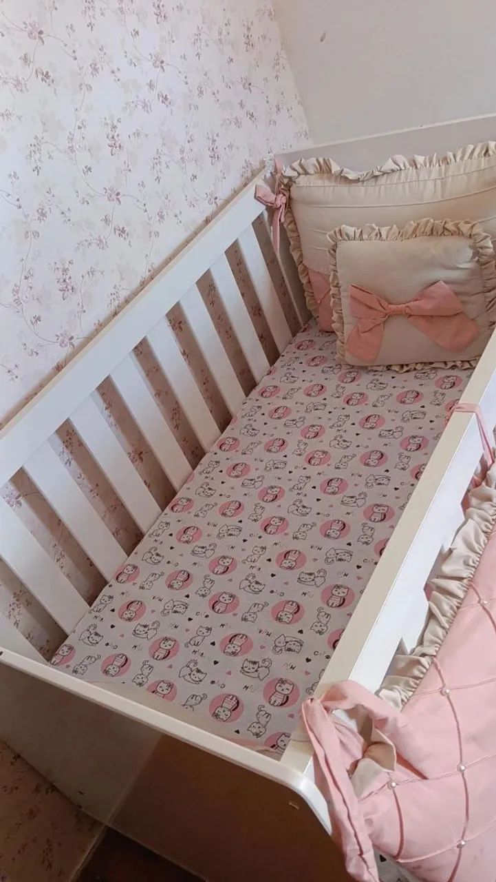 Vende se berço semi novo  - Foto 4