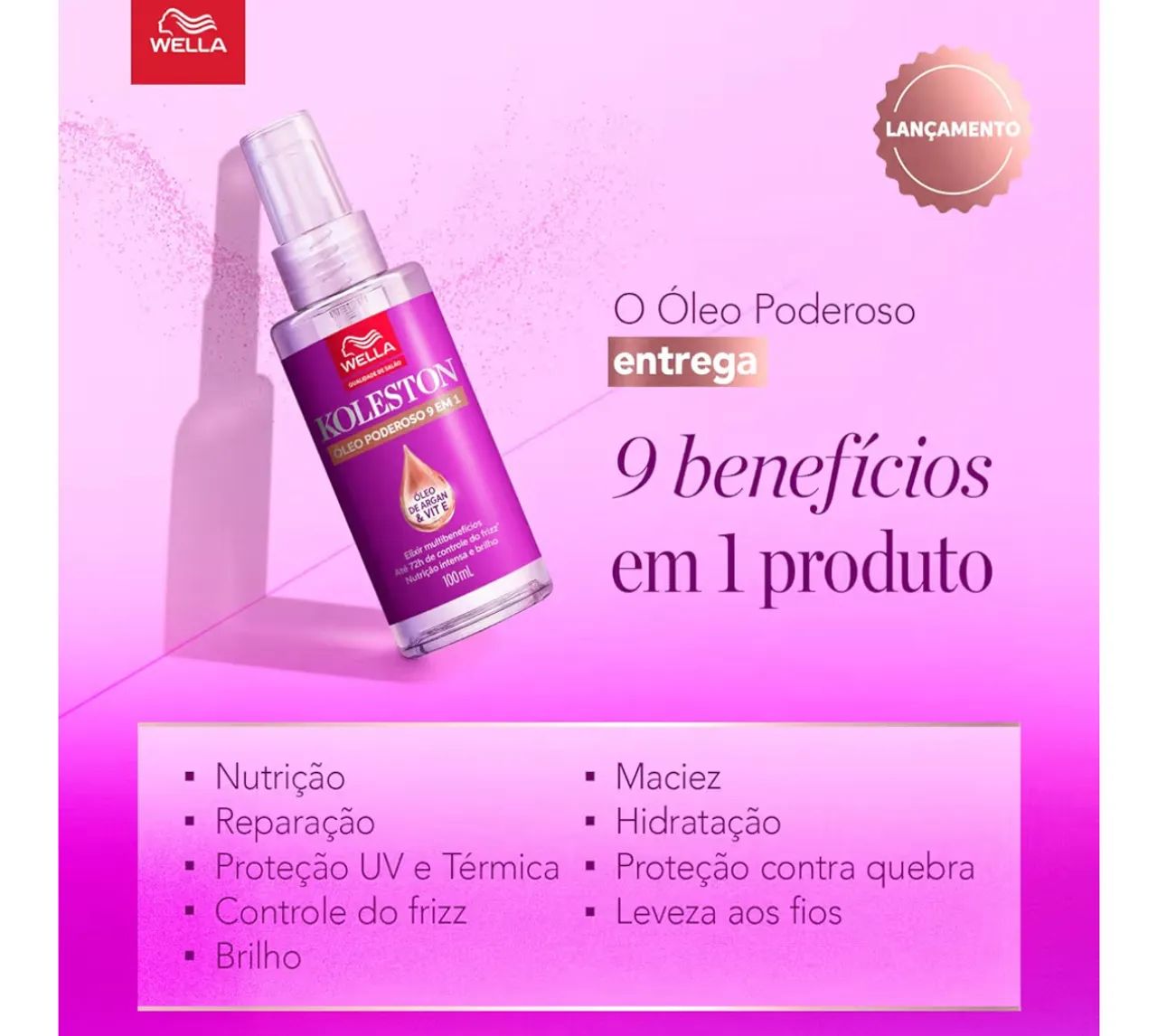 Óleo Capilar Koleston Poderoso 9 em 1 da Wella - Foto 2