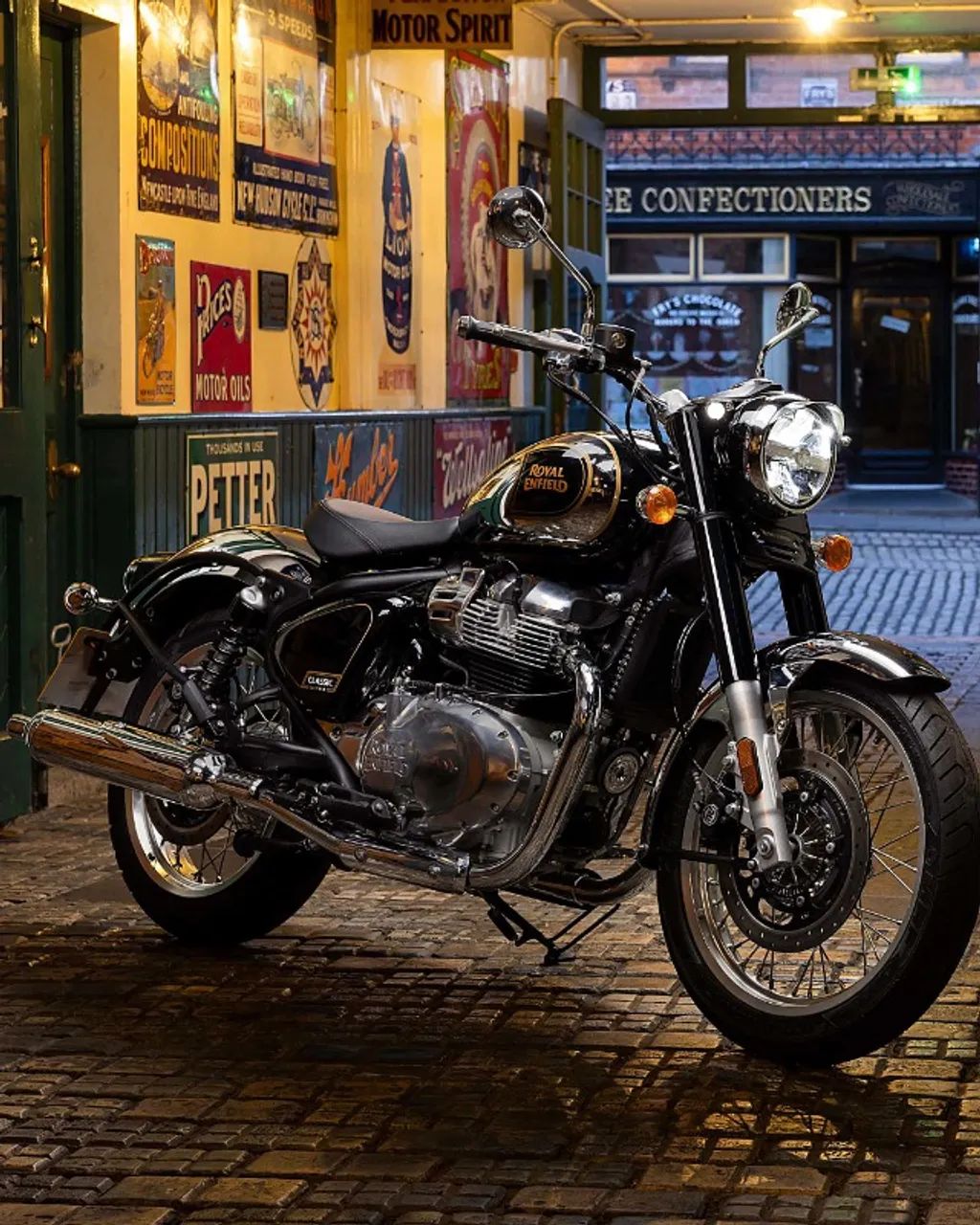 LEONI - R.E. CLASSIC 650 - CHROME BLACK