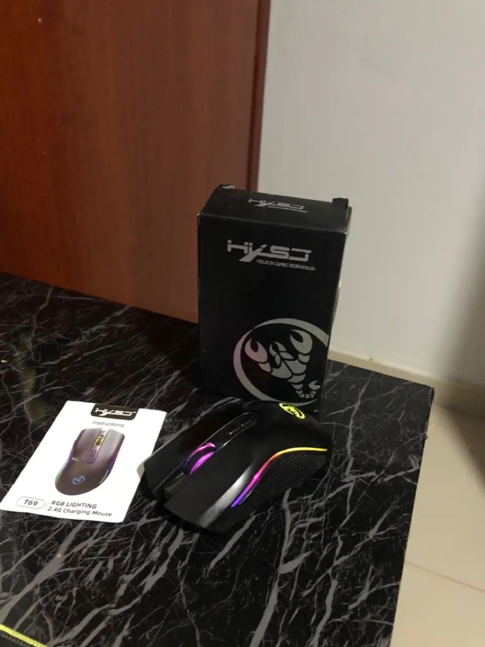Mouse gamer sem fio 