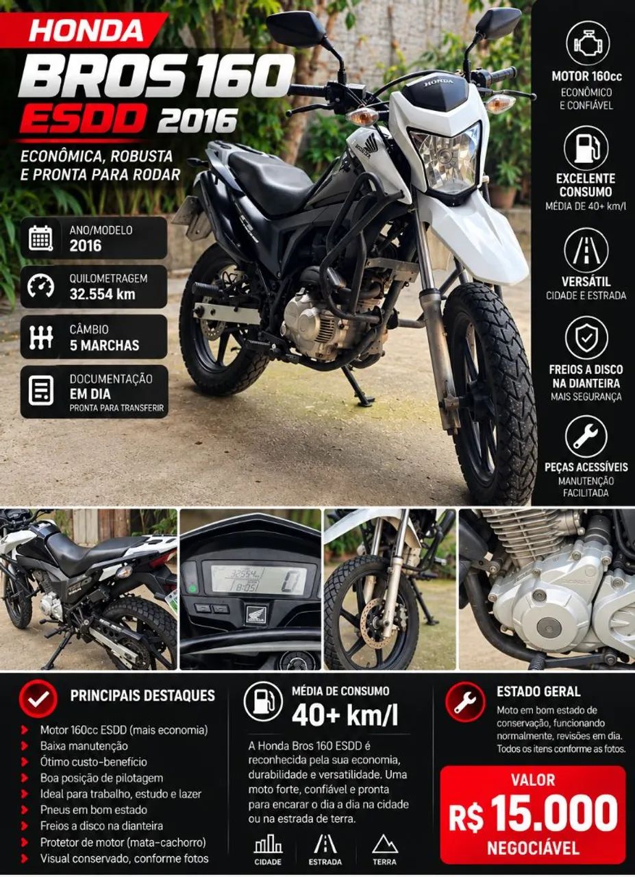 Honda Bros 160 - 2016