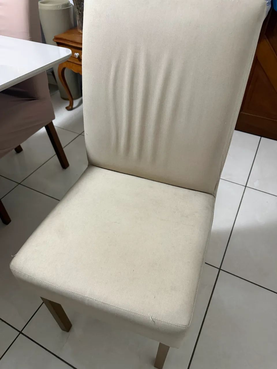 Mesa de jantar MDF/Vidro com 6 cadeiras - Foto 3