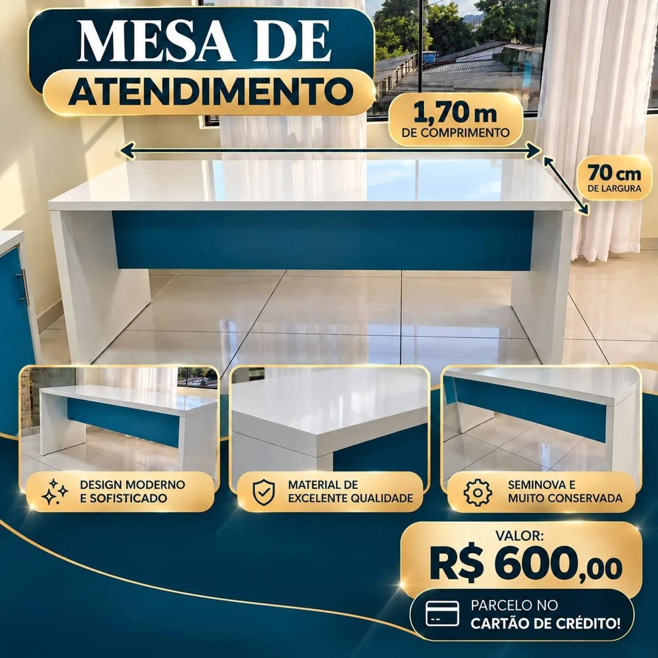 Mesa de atendimento  - Foto 2