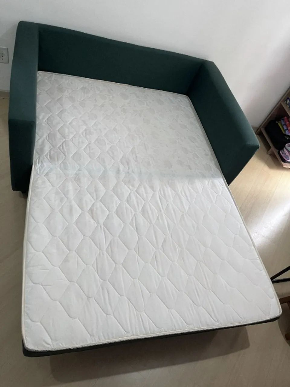 Sofá-Cama Casal Verde Escuro - Foto 5