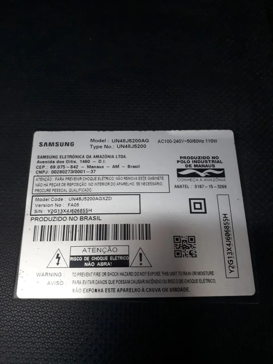 Vendo TV Samsung 48 polegadas smart completa - Foto 3