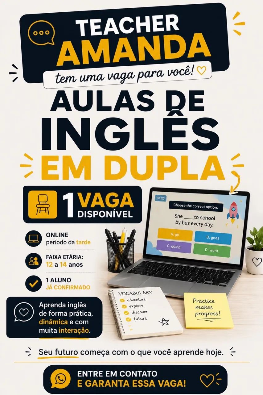 Aulas de Inglês