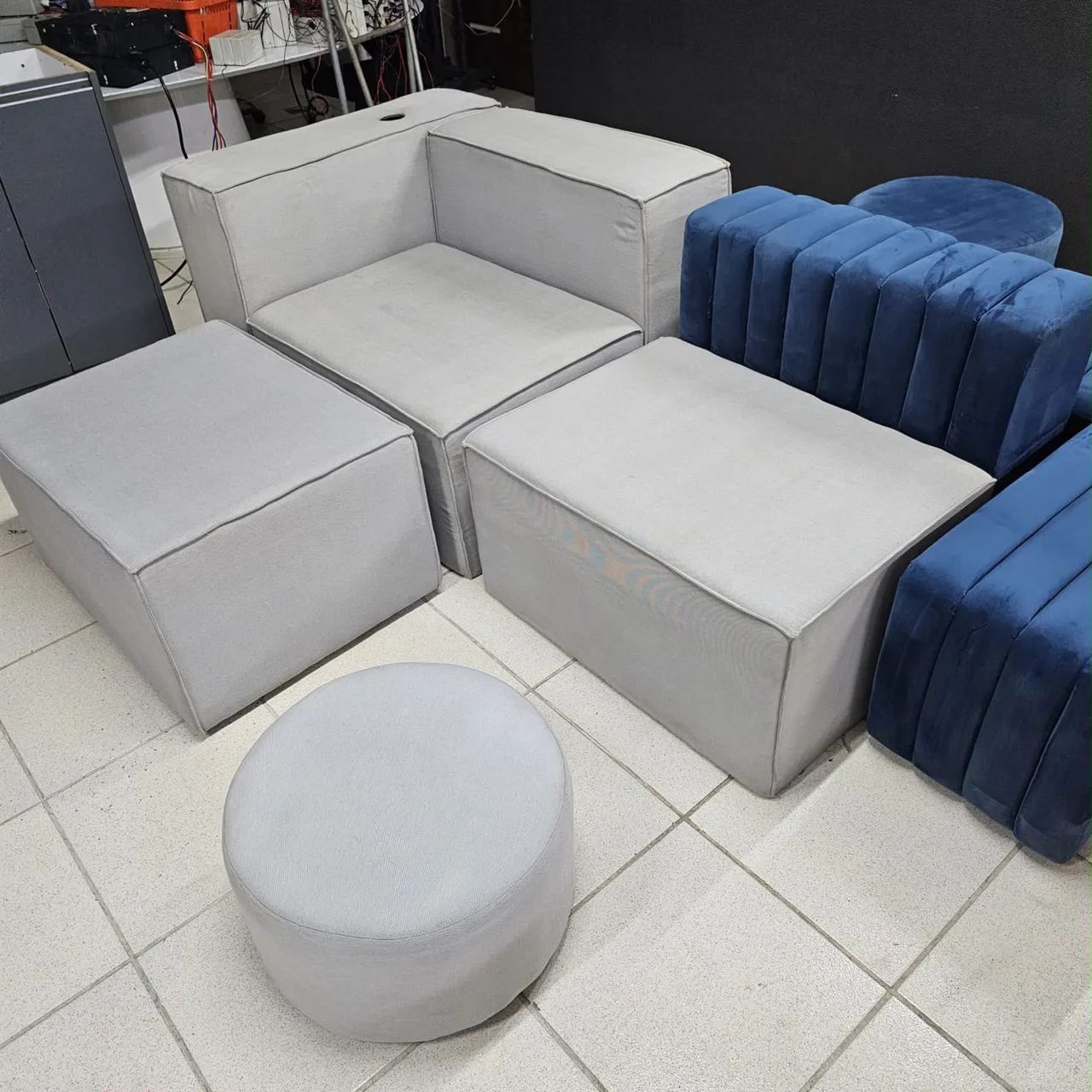 Sofá modular conjunto completo 