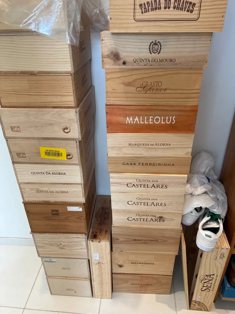 Caixa de vinho de madeira para de - Foto 2
