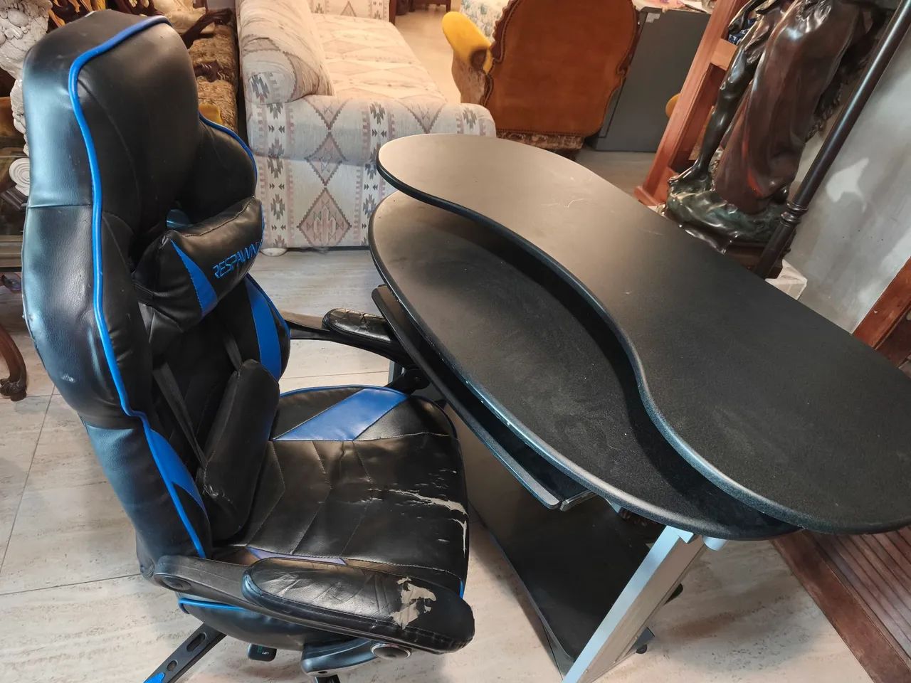 Cadeira e mesa para jogo - Foto 3