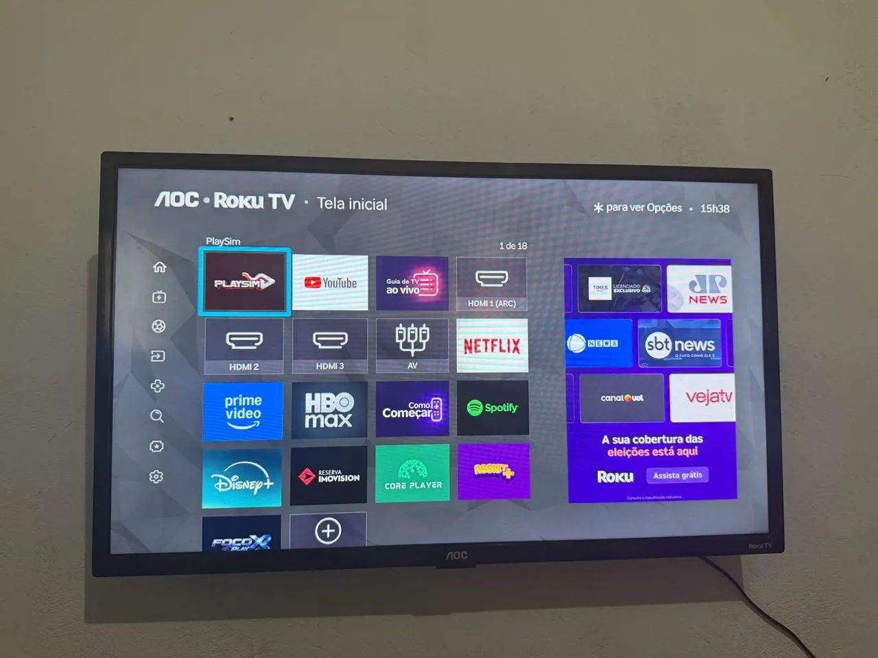 ROKU TV 32 Polegadas - Foto 3