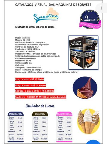 Maquina Sorvete Expresso Sorveline - Foto 5