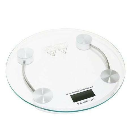 Balança Banheiro Pesagem Digital Vidro Temperado Até 180 Kg