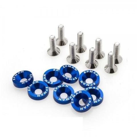 Kit De Arruela Billet Universal Com Parafuso M6 Epman - Nao enferruja - Foto 2