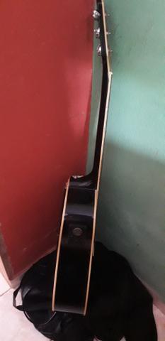 Vendo violão estrinberg 550 novo vai junto Cabo 6mt - Foto 3