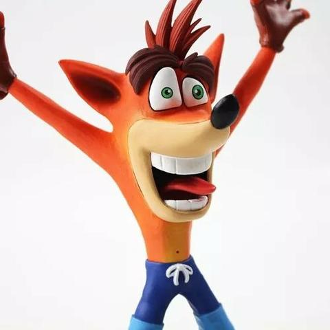 Crash Bandicoot Activision Action Figure Boneco Jogo 23cm - Foto 2