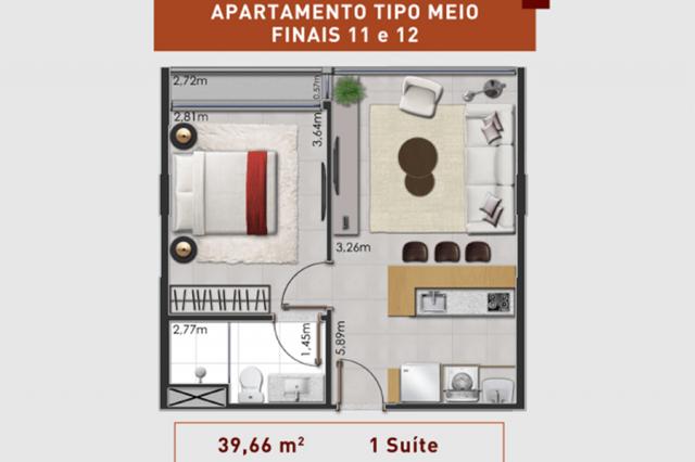 Prático e moderno - Apartamento 1 Quarto - LIV - Foto 15