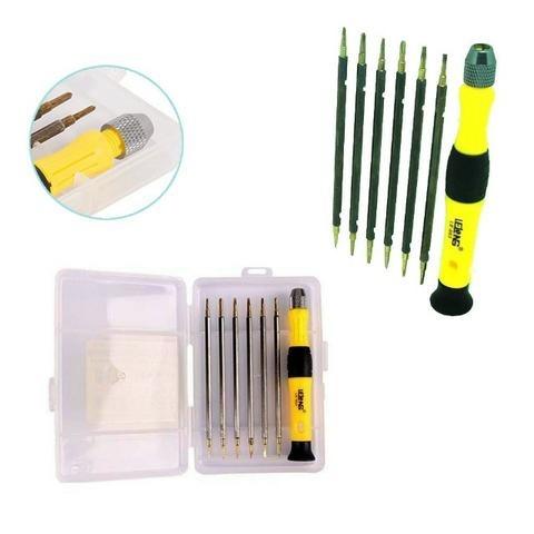 Kit Jogo 12 Chaves Precisão Le-953 Lelong Celular Fenda Phillips Torx Y - Foto 4