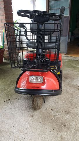 Scooter para idoso triciclo quadriciclo eletrico deficiente para passear e compras - Foto 5