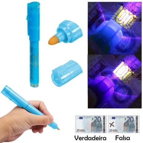Caneta Para Testar Nota Falsa Dinheiro