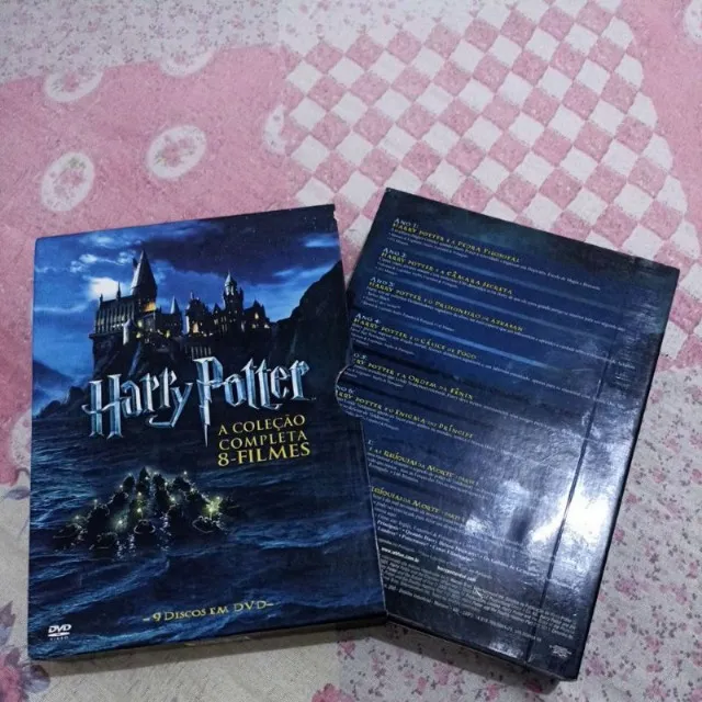 Dvd Harry Potter Coleção Completa 8 Discos Dublado E Legenda