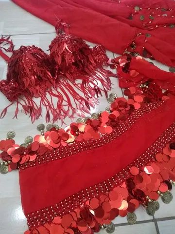 Roupa profissional de dança do ventre. - Foto 5