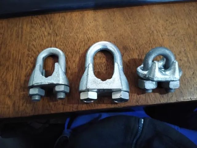 Clips (Grampo) p/ cabo de aço 