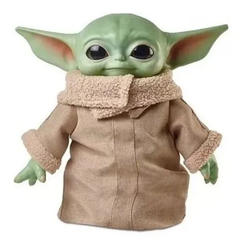 Boneco Baby Yoda 28 Cm Star Wars Mandalorian - Da Mattel - Foto 2