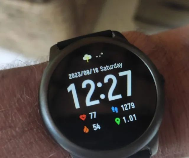 Relógio Smartwatch Xiaomi, Haylou Solar LS05, Bluetooth, Black