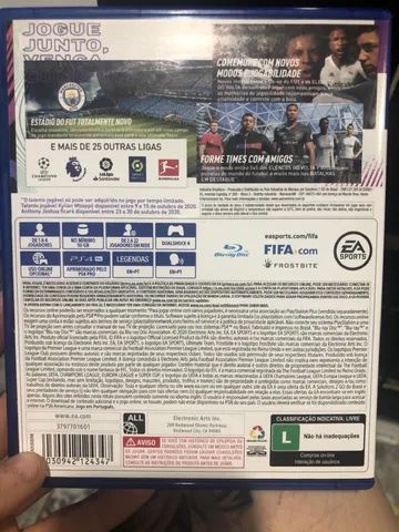 Fifa 21 Ps4 Midia Fisica