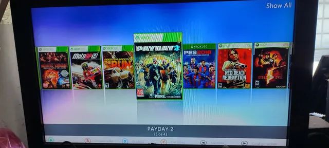 Jogo Pay Day 2 Para Xbox 360 LT 3.0