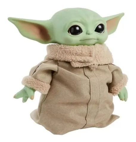 Boneco Baby Yoda 28 Cm Star Wars Mandalorian - Da Mattel - Foto 3