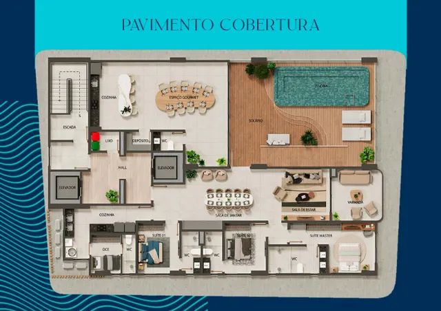 Apartamento no Bessa com 3 quartos, sendo 3 suítes. - Foto 5