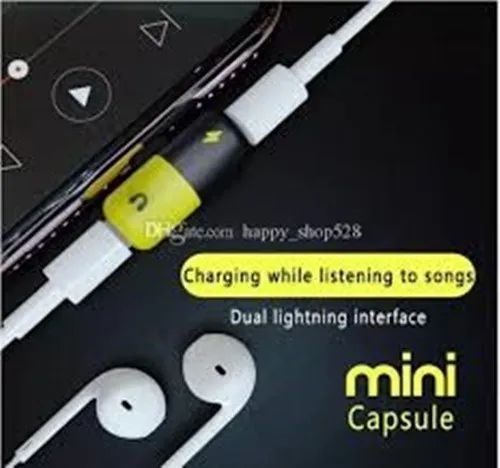 Adaptador Lightning Splitter Carregador Fone Iphone  - Foto 5