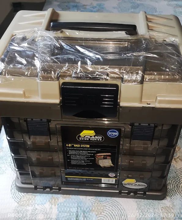 Caixa de iscas e artigos de pesca Plano 3700 nova - Foto 3