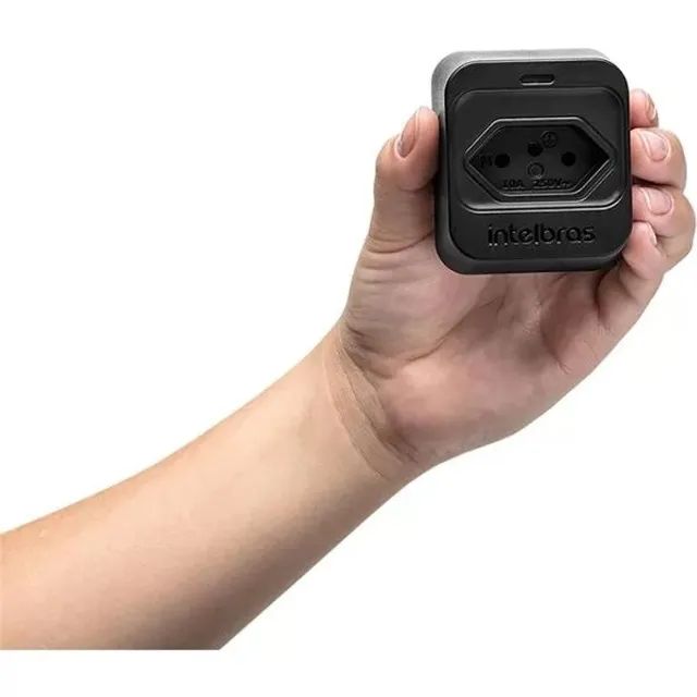 Protetor de tomada contra surto 1 tomada preto - Jk eletrônicos  - Foto 2