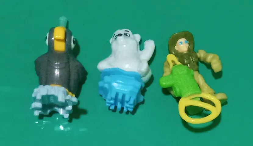 3 miniaturas da kinder ovo