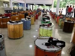 Instrumentos de Percussão caixas malacachetas para blocos escolas - Foto 4